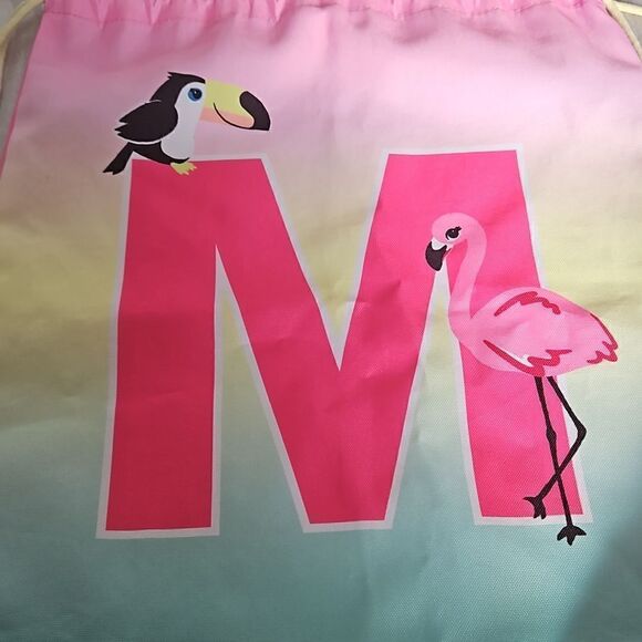 Justice Ladies String Bag Pack One Size Hot Pink & Green - Picture 13 of 16